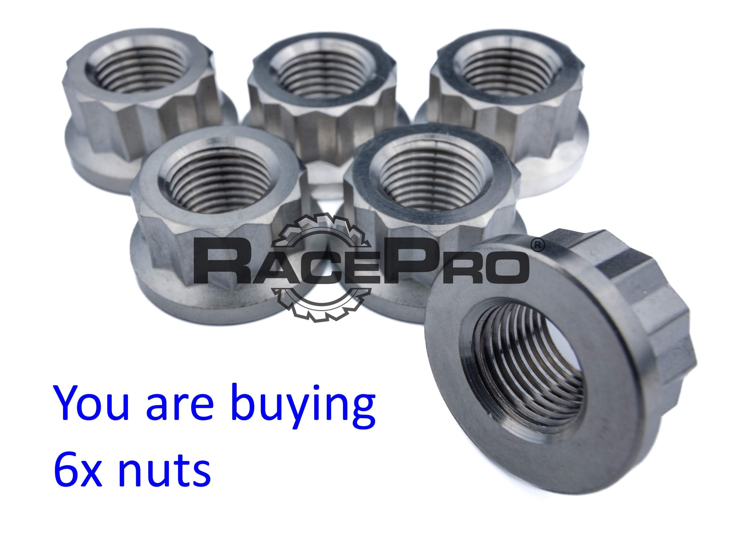 Ducati 1100 1200 Streetfighter Diavel Monster TITANIUM Sprocket Nuts Race Dri... - Picture 6 of 6