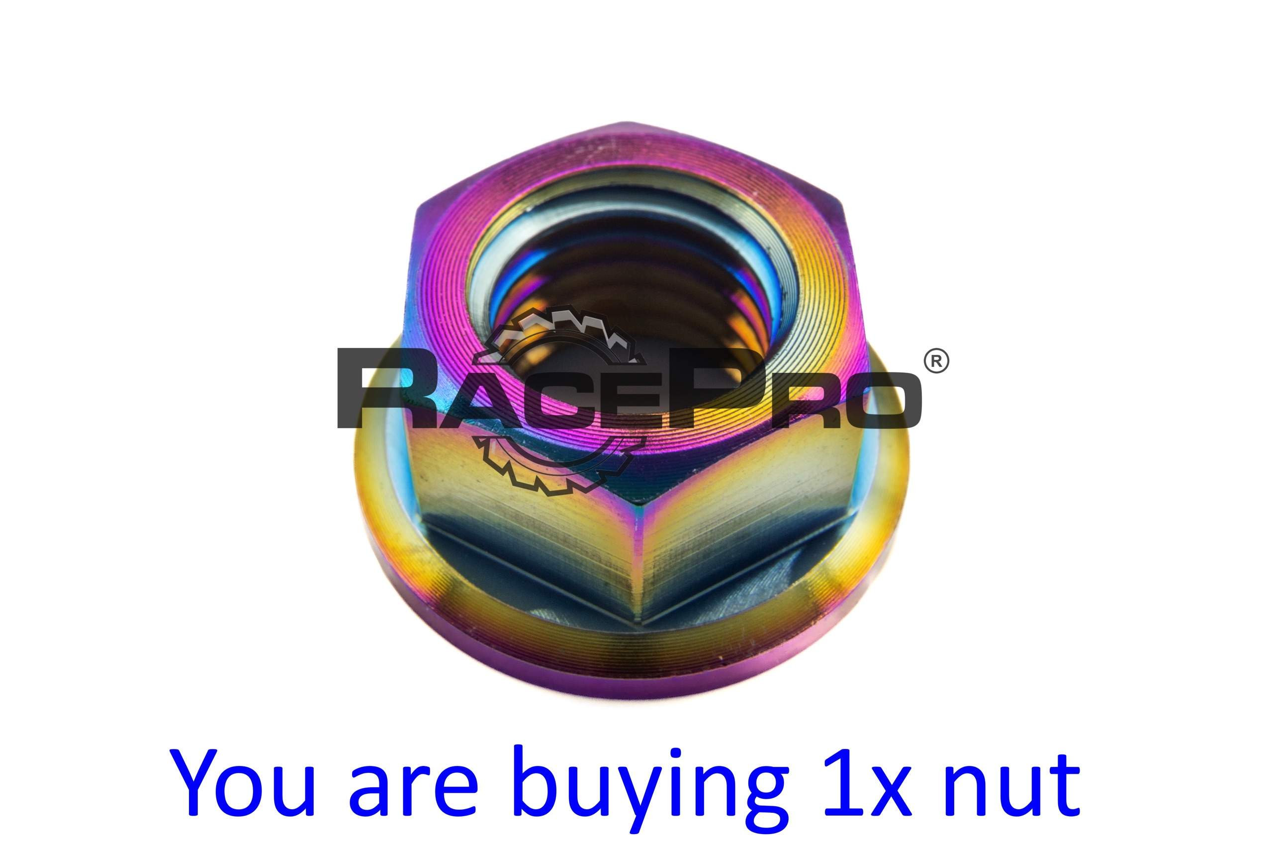 7 Colours - TITANIUM Flanged Sprocket Nut – M8/M10/M12 + 20% off 4 or more - Picture 32 of 36